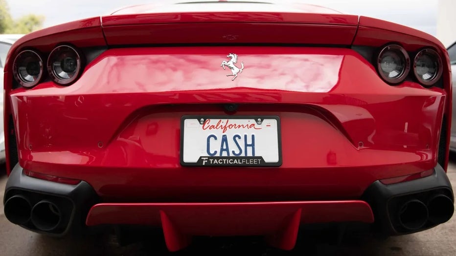 Ca personal online license plate