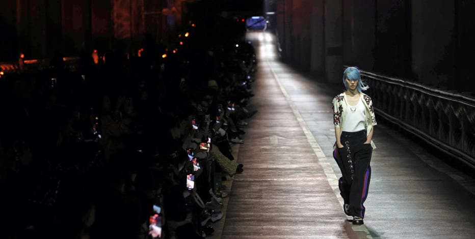 Louis Vuitton creates a striking moment on Jamsugyo bridge with