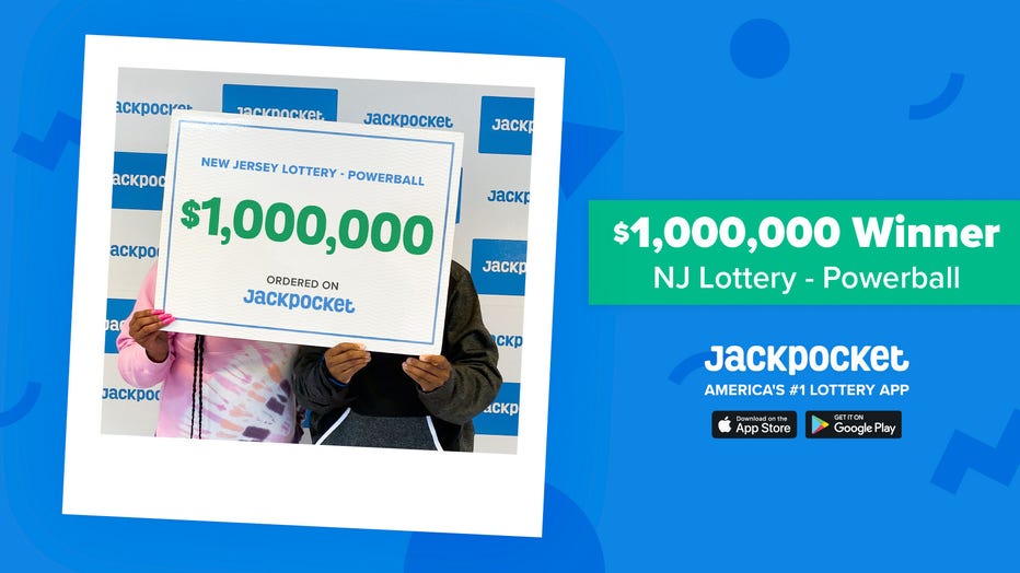 The grandmother of 10 from New Jersey, who requested to remain anonymous, won a $1 million prize and purchased the ticket by using her phone. (Credit: Jackpocket)