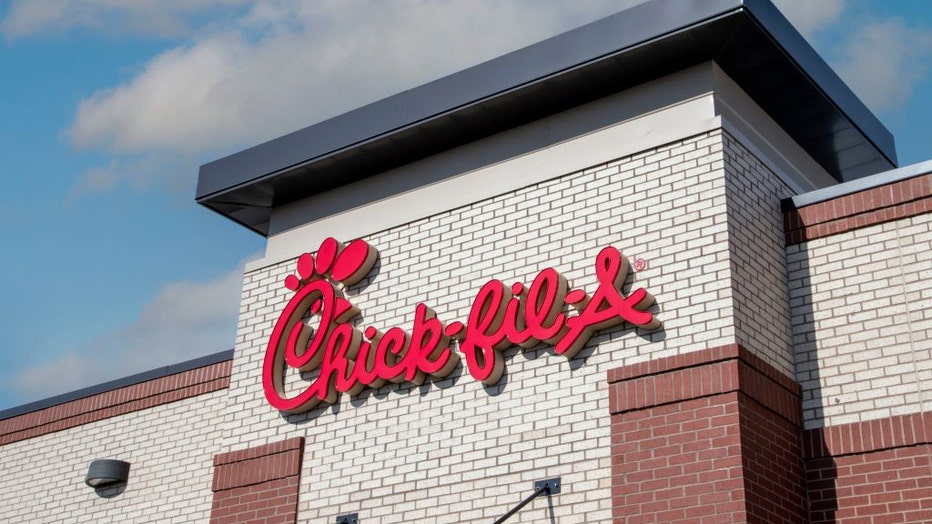 FILE - A Chick-fil-A restaurant location is pictured. (Photo by: Michael Siluk/UCG/Universal Images Group via Getty Images)