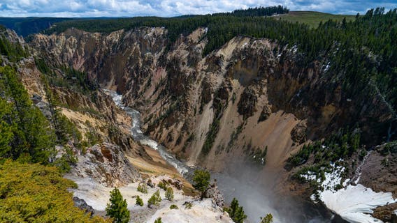 Woman found dead, man arrested inside Yellowstone National Park