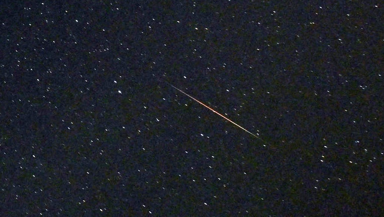 FILE - A view of the meteor shower in Charlotte, NC, on May 31, 2022. (Photo by Peter Zay/Anadolu Agency via Getty Images)