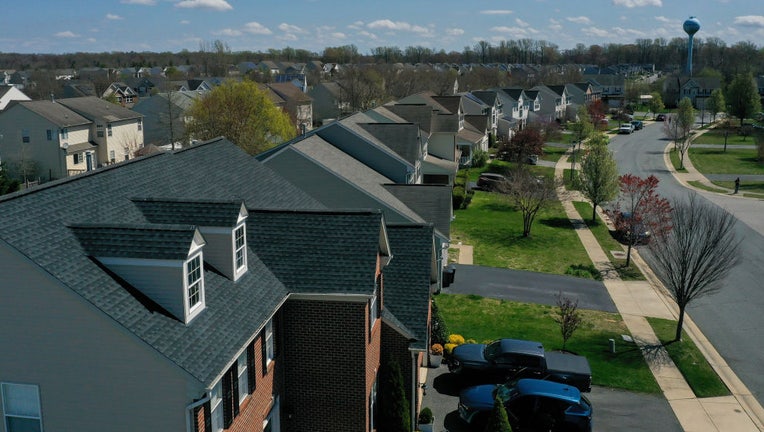 FILE - Homes in Centreville, Maryland, on April 4, 2023. Photographer: Nathan Howard/Bloomberg via Getty Images