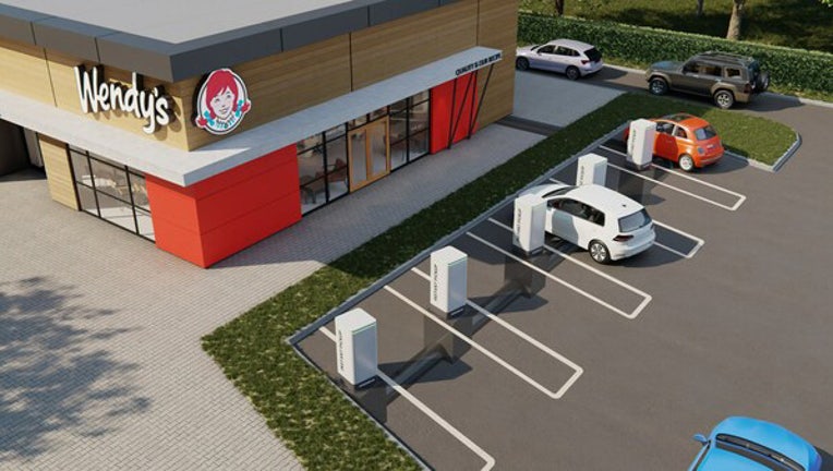 Wendy’s is piloting an underground autonomous robot system with the goal of delivering digital food orders from the kitchen to designated parking spots in seconds. (Provided photo / Wendy’s)