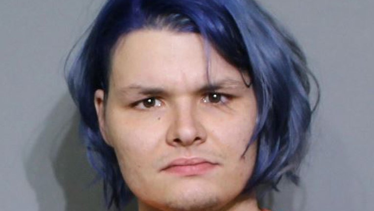 David Joseph Dalesandro, 25, is pictured in a booking image. (Credit: York County Sheriffs Office)