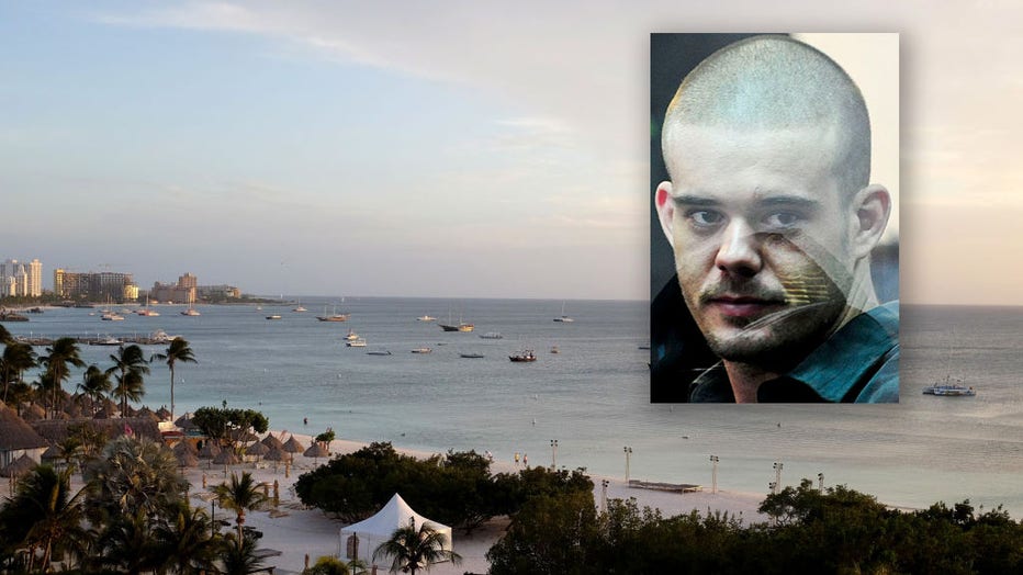 A general view of the coast on May 11, 2023, in Noord, Aruba, alongside Dutch citizen Joran van der Sloot. (Photo by Rob Carr/Getty Images)