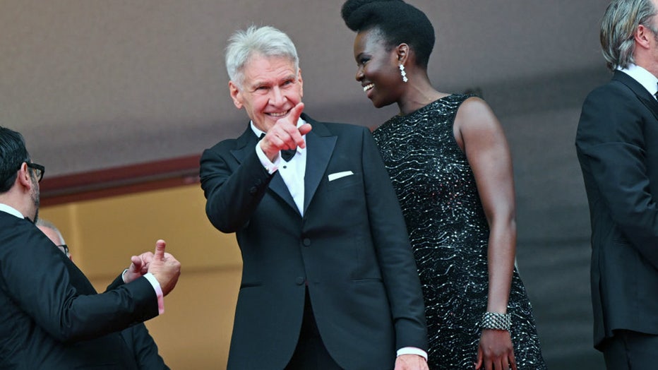 Harrison Ford attends the Cannes Film Festival premiere of the new