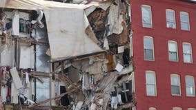 Demolition begins for collapsed Iowa apartment building