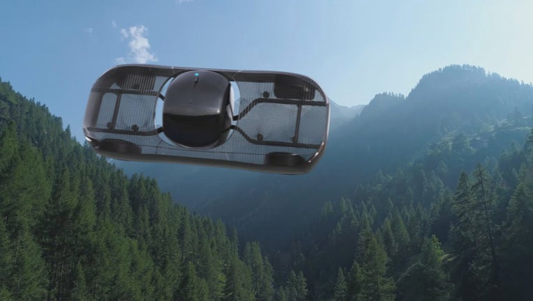 The Alef Aeronautics Model A flying car is pictured in a provided image. (Credit: Alef Aeronautics)