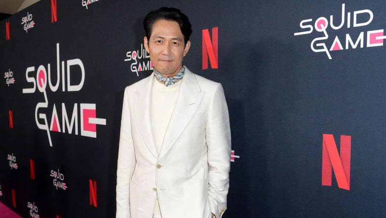 FILE - Lee Jung-jae attends the "Squid Game" Guild Screening at NeueHouse Los Angeles on Nov. 8, 2021, in Hollywood, California. (Photo by Vivien Killilea/Getty Images for Netflix)