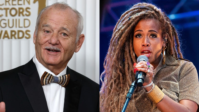 FILE IMAGES - (Left) Bill Murray attends the 29th Annual Screen Actors Guild Awards at Fairmont Century Plaza on Feb. 26, 2023, in Los Angeles, California. (Photo by Frazer Harrison/Getty Images) (Right) Kelis performs at Cross The Tracks Festival 2023 at Brockwell Park on May 28, 2023, in London, England. (Photo by Lorne Thomson/Redferns) 