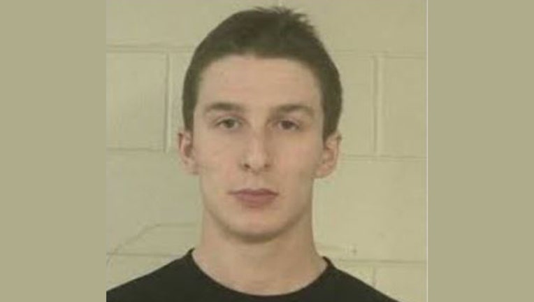 Cole Bridges, of Stow, Ohio, is pictured in an undated booking image. (Credit: U.S. Army Counterintelligence Command)