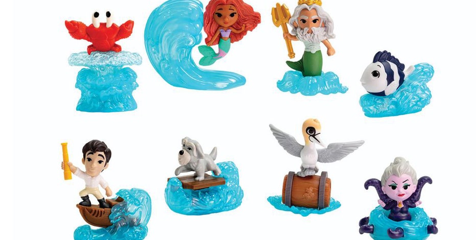 The Little Mermaid McDonald s Happy Meal toys are here