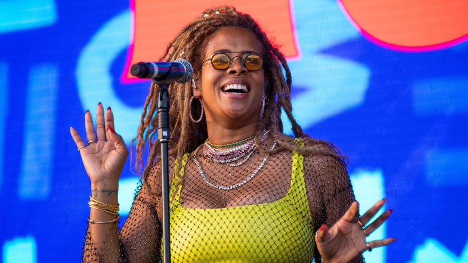 FILE - Kelis performs at the Mighty Hoopla Festival 2023 at Brockwell Park on June 3, 2023, in London, England. (Photo by Joseph Okpako/WireImage)