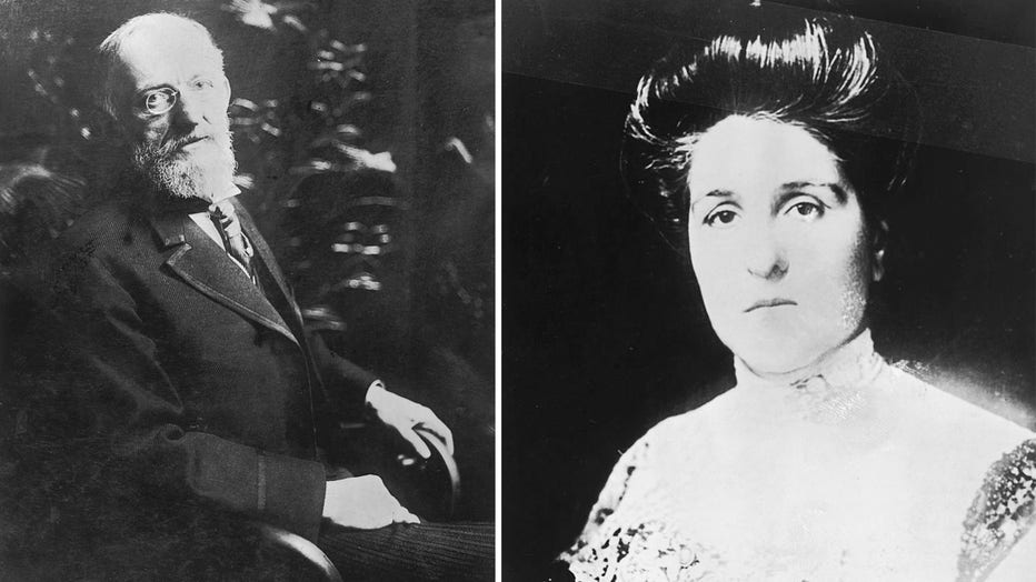 Isidor Straus (1845 - 1912), co-owner of the Macys department store, and victim, with his wife Ida, of the Titanic disaster, circa 1910. (Photos by Topical Press Agency/Hulton Archive/Getty Images)