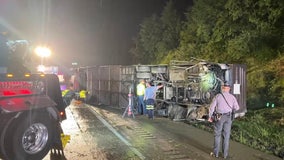 3 passengers dead after charter bus crashes, flips on Pennsylvania interstate: state police