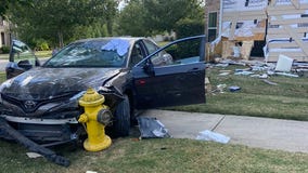 Car completely crashes through North Carolina home, injuring 1 as investigation begins