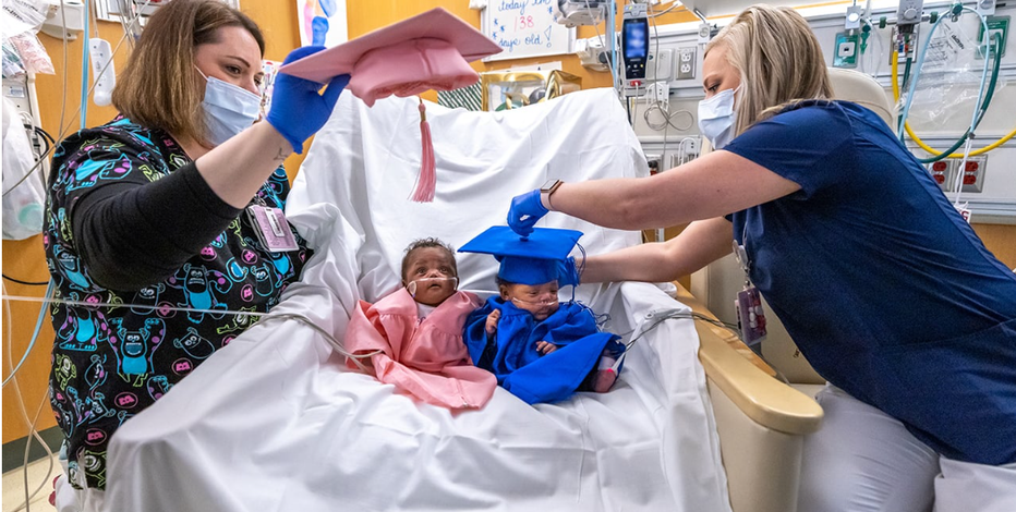 Twins weighing less than 3lb kept alive in tiny plastic bags