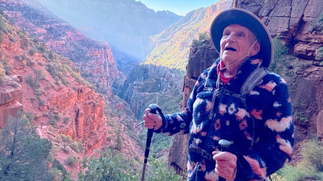 92-year-old breaks world record, becomes oldest person to hike Grand Canyon rim-to-rim