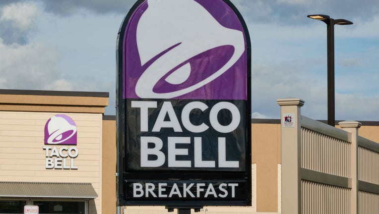 FILE - A Taco Bell restaurant in Floral Park, New York, on May 2, 2023. Photographer: Bing Guan/Bloomberg via Getty Images