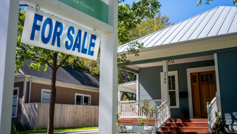 FILE - A home available for sale is shown on Oct. 16, 2023, in Austin, Texas. Home sales have slowed as the cost of borrowing has increased and the country continues seeing record-high mortgage rates. (Photo by Brandon Bell/Getty Images)