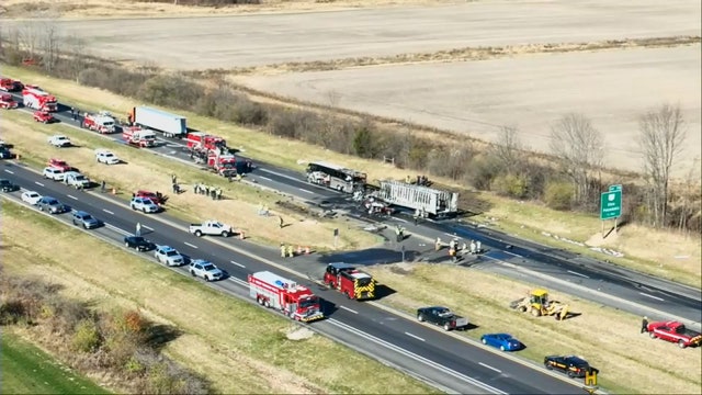 Ohio bus crash leaves 3 dead, 18 hospitalized, officials say