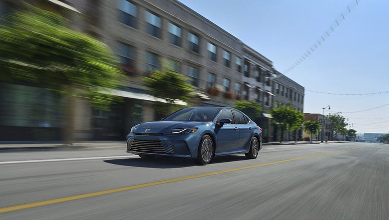The 2025 Toyota Camry is pictured in a provided image. (Credit: Toyota)