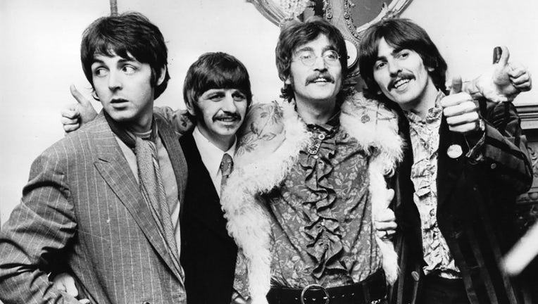 May 19, 1967: The Beatles celebrate the completion of their new album,