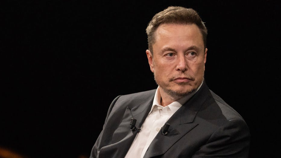FILE - Elon Musk, billionaire and chief executive officer of Tesla, at the Viva Tech fair in Paris, France, on Friday, June 16, 2023. Photographer: Nathan Laine/Bloomberg via Getty Images