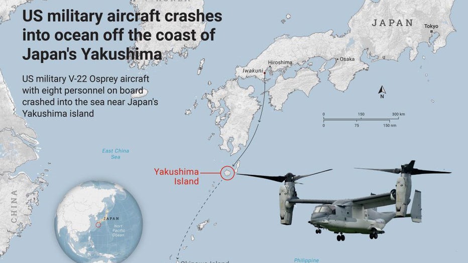 US Military Osprey Aircraft Crashes Off Japan’s Coast, Killing At Least ...