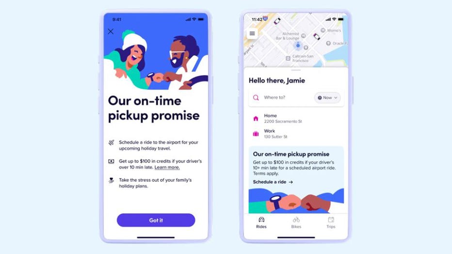 If the Lyft driver is more than 10 minutes late, the rider will automatically get $20 in Lyft credit. (Photo: Provided/Lyft)