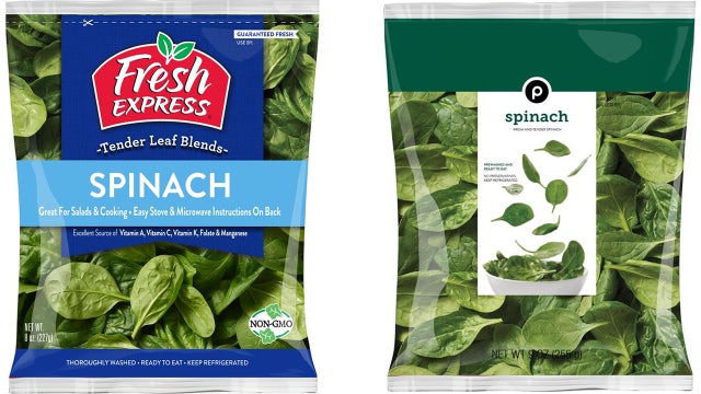 Spinach sold in 7 states recalled over potential listeria contamination