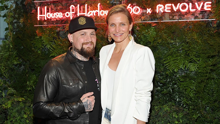 FILE - Guitarist Benji Madden and actress Cameron Diaz attend House of Harlow 1960 x REVOLVE on June 2, 2016, in Los Angeles, California. (Photo by Donato Sardella/Getty Images for REVOLVE)