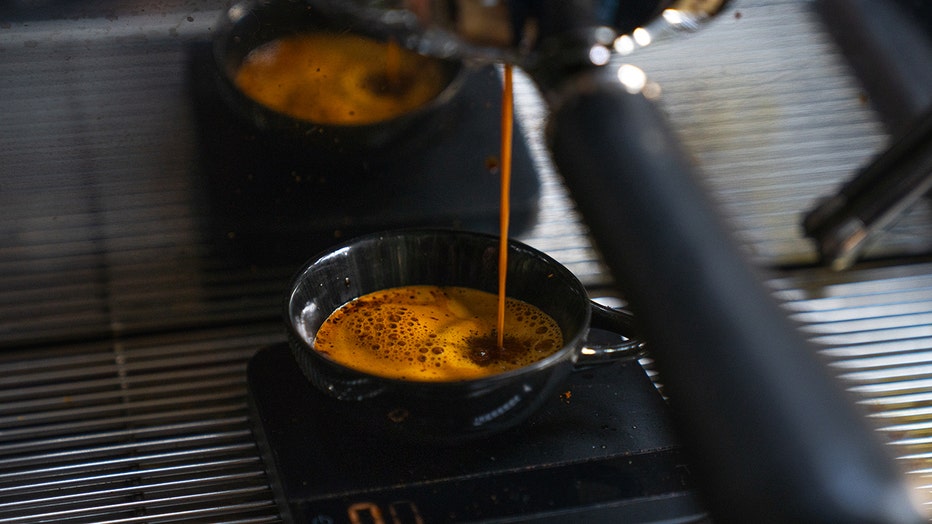 Espresso mid flow. (Credit: University of Oregon)