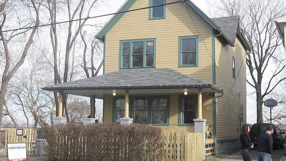2006: The house used for exterior shots of Ralphie's home from the movie 'A Christmas Story' in Cleveland, Ohio. (Credit: Getty Images)