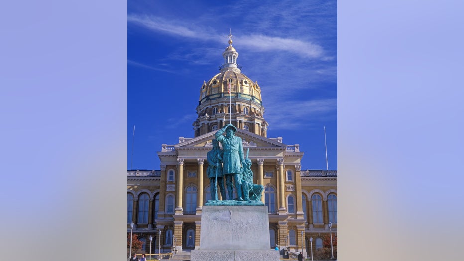 Satanic statue erected in Illinois State Capitol with other