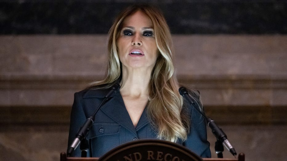 Melania Trump Makes Rare Appearance To Welcome New US Citizens ...