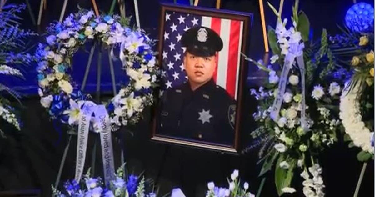 Memorial service for Oakland police officer killed in the line of duty ...