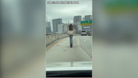 Video: Woman seen cruising Florida highway on electric scooter: ‘Dude, there’s no way!’