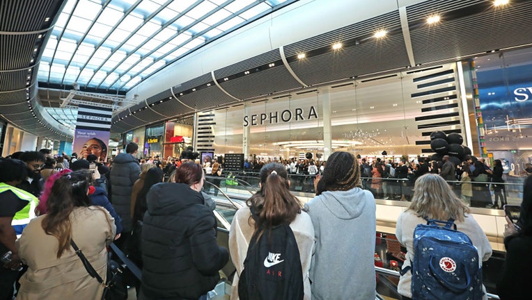 FILE - A general view of the atmosphere at the Sephora UK Stratford Store Opening Day at Westfield Stratford City Centre on Nov. 15, 2023, in London, England. (Photo by Dave Benett/Getty Images for Sephora UK)