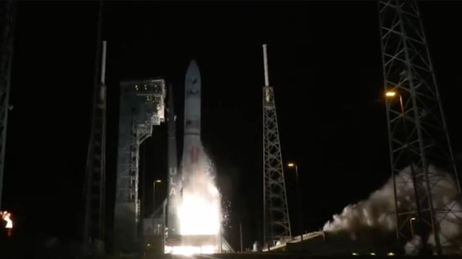 ULA's Vulcan rocket launches from Cape Canaveral, Florida on Jan. 8 sending the Astrobotic Peregrine lander to the lunar surface. (Image: ULA)