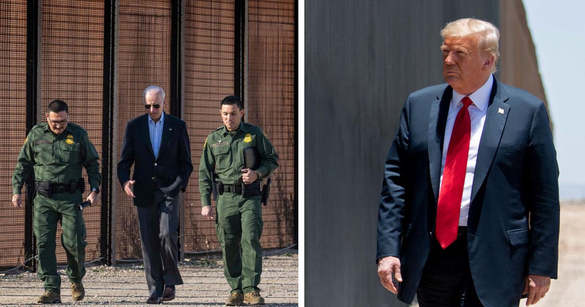 Biden, Trump visit southern border cities, highlighting immigration as ...