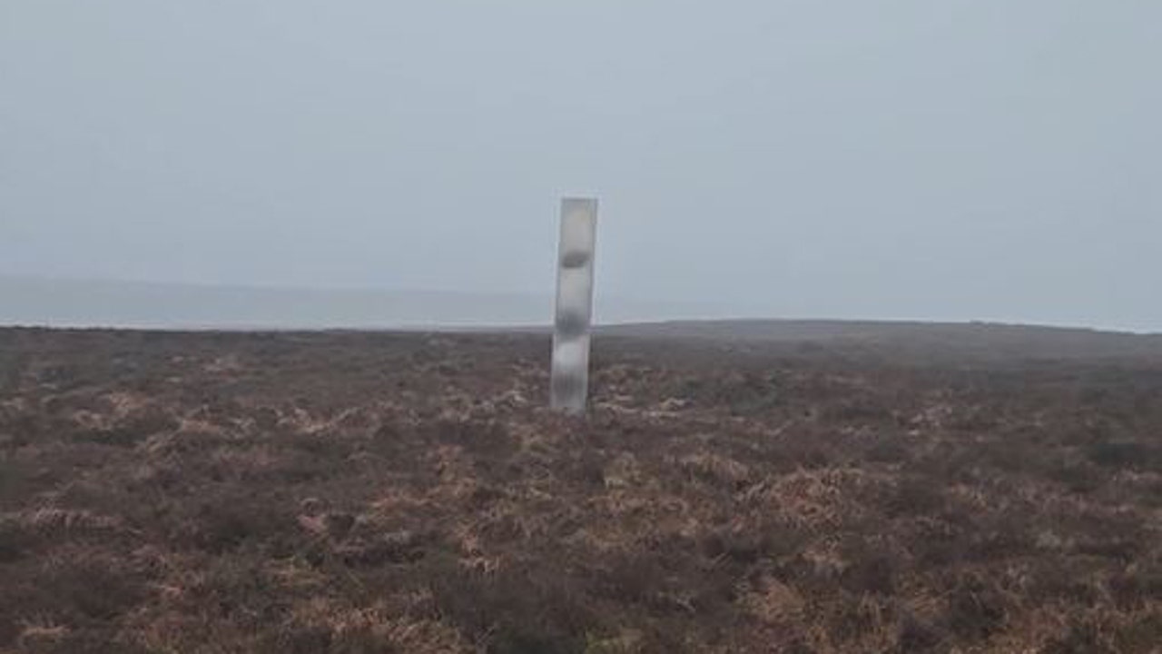 10-foot mysterious metal monolith spotted in Wales | LiveNOW from FOX