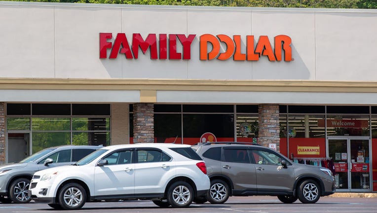 FILE - An exterior view of a Family Dollar store. (Photo by Paul Weaver/SOPA Images/LightRocket via Getty Images)