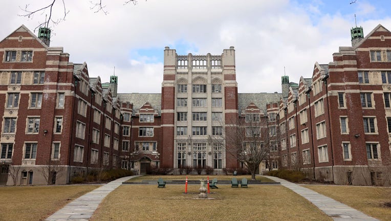 FILE - A view of Wellesley College campus, \a private womens liberal arts college in Wellesley, Massachusetts. (Photo by Jessica Rinaldi/The Boston Globe via Getty Images)