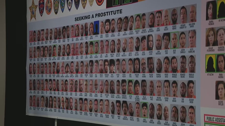 228 were arrested during an undercover human trafficking bust.