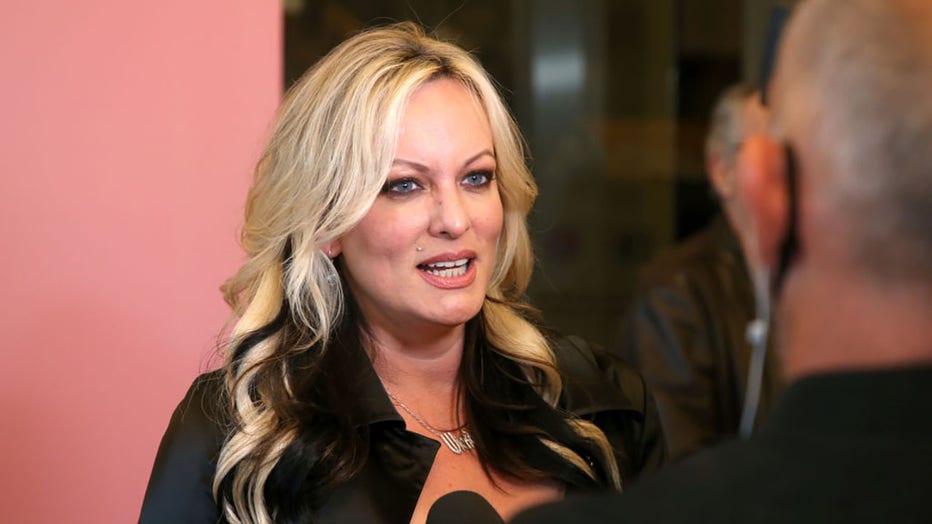 FILE - Stormy Daniels attends the Los Angeles Premiere Of Neon's "Pleasure" at Linwood Dunn Theater on May 11, 2022 in Los Angeles, California. (Photo by Phillip Faraone/Getty Images)