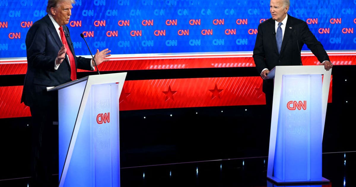 Biden, Trump clash on key issues in first 2024 presidential debate ...