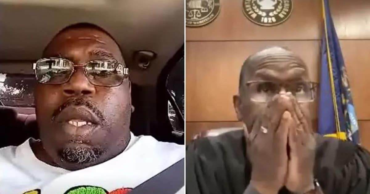 Man who went viral for driving during virtual court hearing for ...