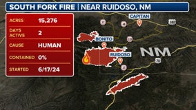 At least 2 dead, over 1,400 structures burned as New Mexico wildfires rage